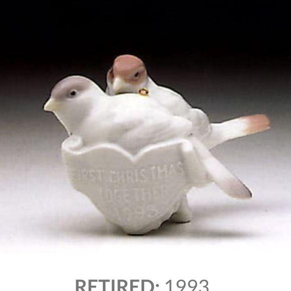 Lladro Vintage 1993 First Christmas Together - Picture 5 of 5